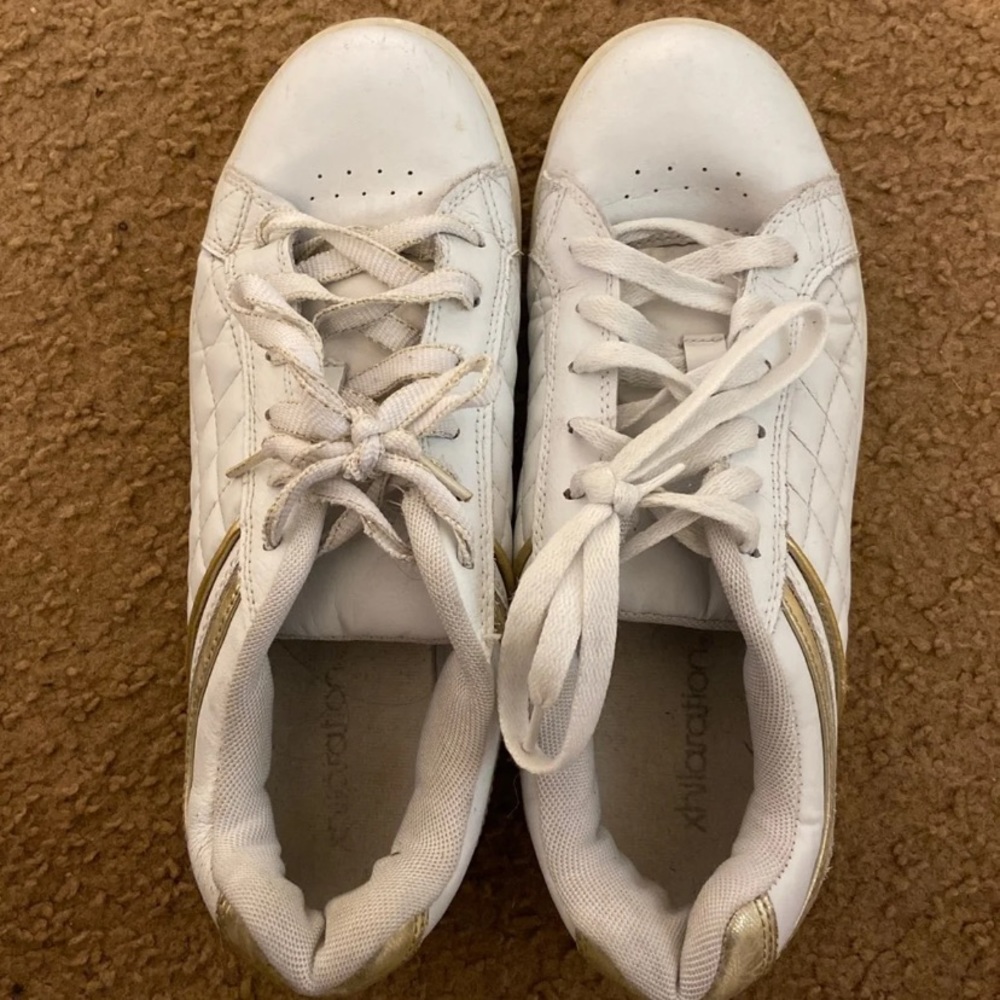White sneakers
